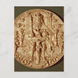 Postal Medalla de Trinidad, versión refundida del origina