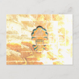 Postal Medallón de estilo italiano vintage