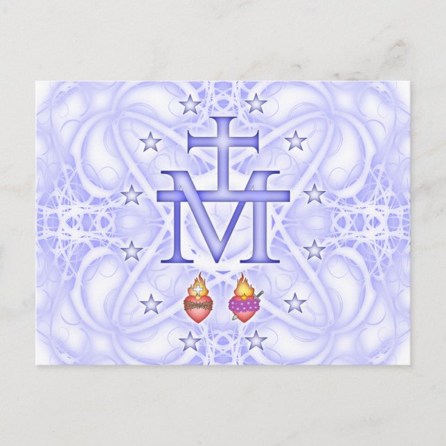 Postal Medallón milagroso (Anverso)