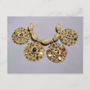 Postal Medallones del 'Collar Barmy'