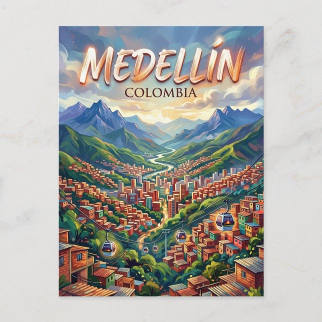 Postal Medellín Colombia (Anverso)