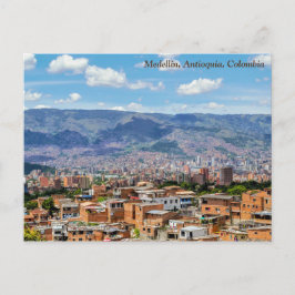 Postal Medellín, Colombia, Vista Ciudad Barrio San Javier
