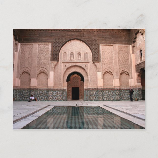 Postal Medersa ben Youssef (Anverso)