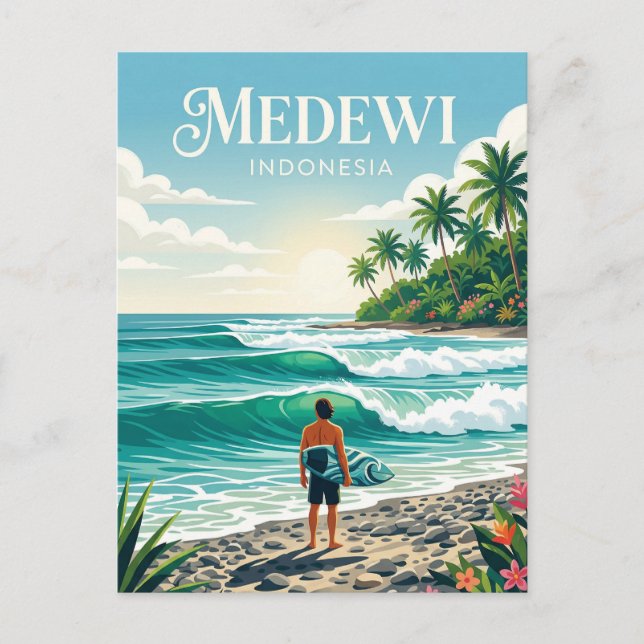 Postal Medewi Indonesia (Anverso)