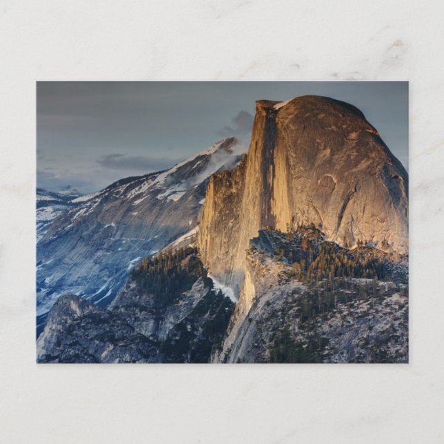 Postal Media Cúpula al atardecer (Anverso)