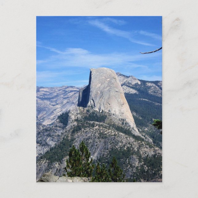 Postal Media Cúpula desde Washington Point, Yosemite, CA (Anverso)
