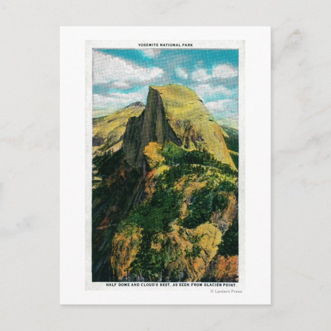 Postal Media cúpula y el resto de la nube desde el punto  (Anverso)