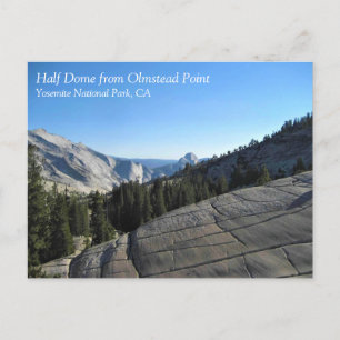 Postal Media Domo desde Olmstead Point, Yosemite, CA