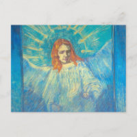 Media figura de un ángel de Vincent van Gogh