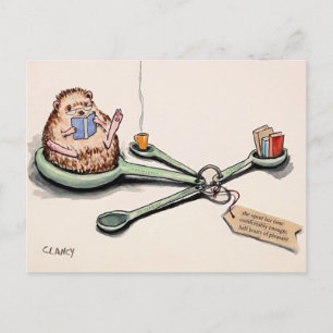 Postal Media Horas De Agradable Postcard