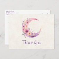 Medialuna Rosa con Flores Lindas Gracias