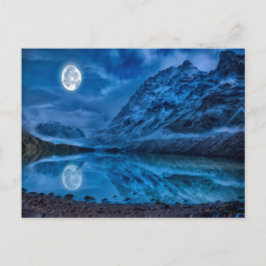 Postal Medianoche lunar mística