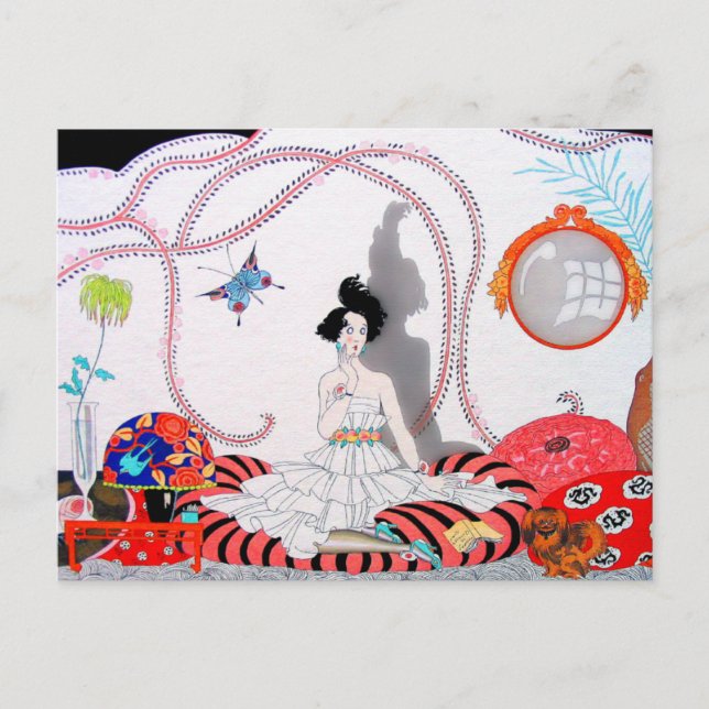 Postal Medianoche o el apartamento de moda (Anverso)