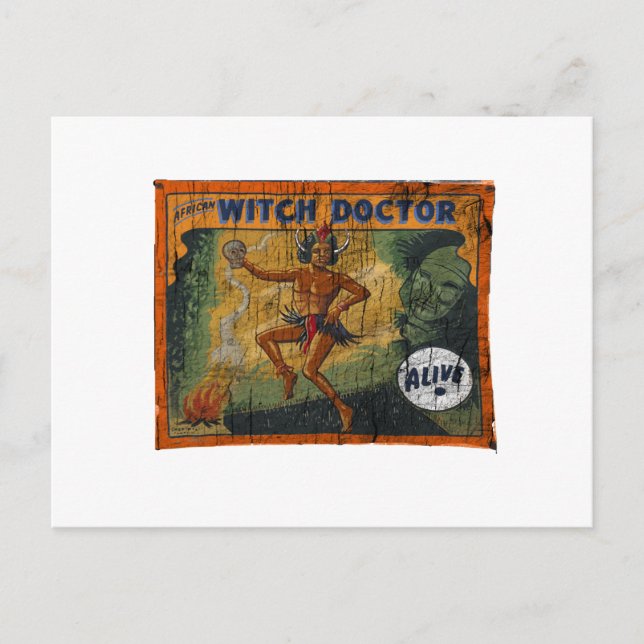 Postal Médica de brujas de Banner de Sideshow (Anverso)
