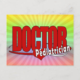 POSTAL MÉDICA DE LOGO PEDIATRICIAN