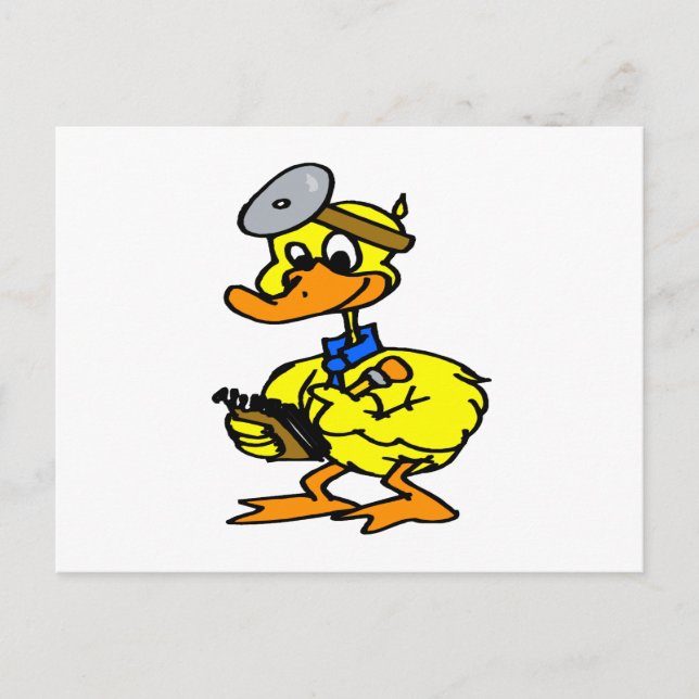 Postal Médica Duck (Anverso)