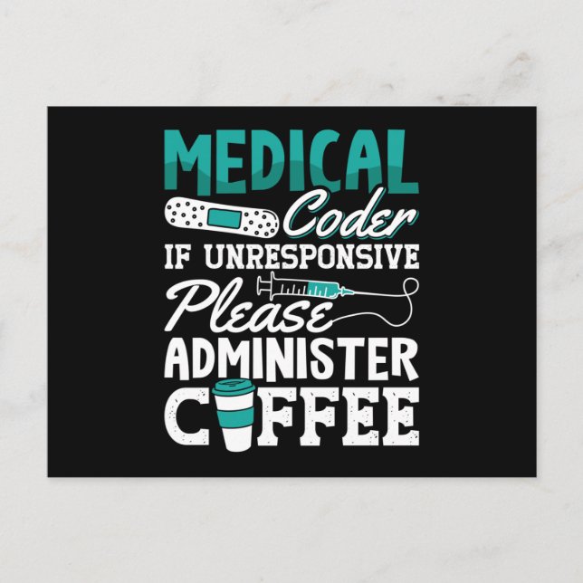Postal Medical Coder Coffee Assistant ICD Coding (Anverso)