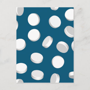 Postal medicamentos para pastillas azules