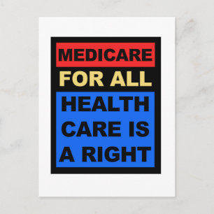 Postal Medicare para todos - La atención médica es un der