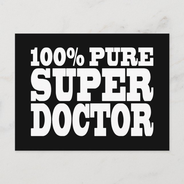 Postal Médicas Partidos de cumpleaños: 100% Super Médica  (Anverso)