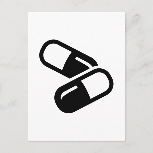 Postal Medicina para las pastillas (Anverso)