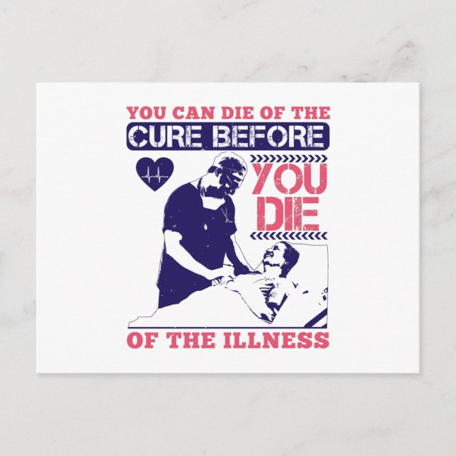 Postal Medicina - Puede Morir De La Cura (Anverso)
