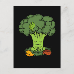 Postal Medición de Broccoli Healthy Food Lover Mujeres Yo