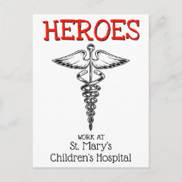 Postal Médico Enfermera Enfermería del Hospital Médico Gr