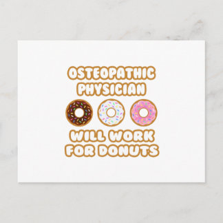 Postal Médico osteopático .. Trabajará Para Donuts