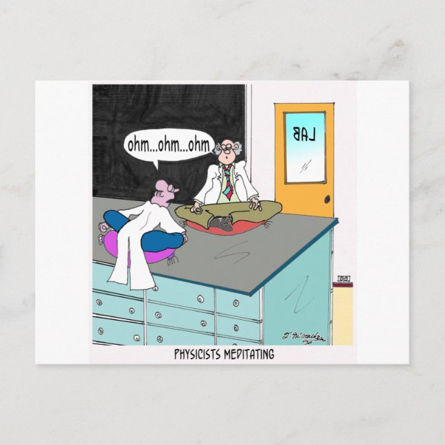 Postal Médicos Meditando (Anverso)