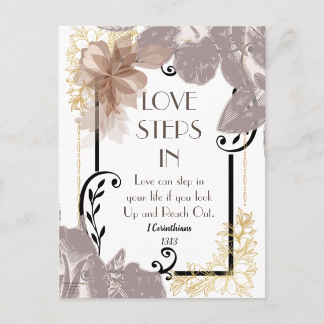 Postal MEDIDAS DE AMOR EN LA Postcarta DE Arte (Anverso)