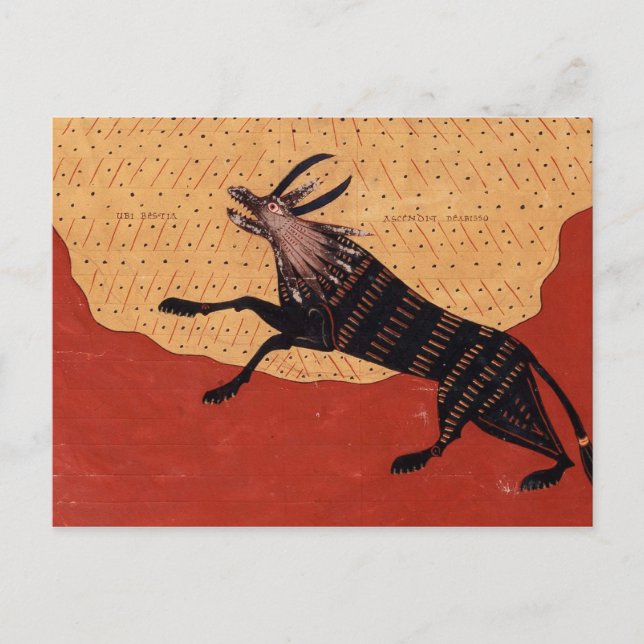 Postal Medieval beast (Anverso)