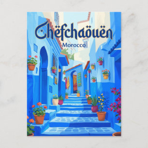 Postal Medina de Chefchaouen Marruecos