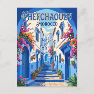 Postal Medina de Chefchaouen Marruecos