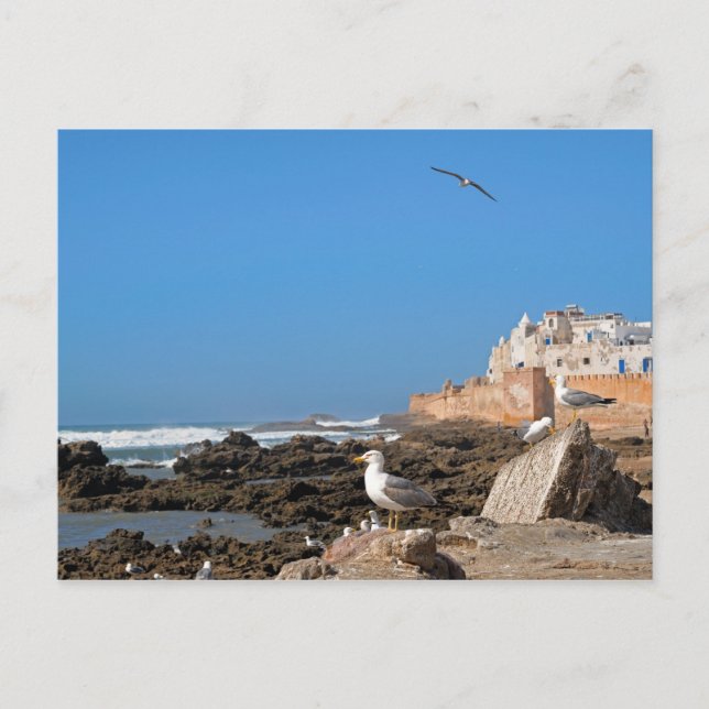 Postal Medina de Essaouira y la costa atlántica (Anverso)