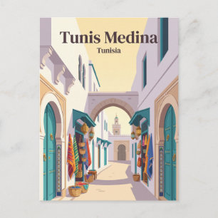 Postal Medina de Túnez Túnez