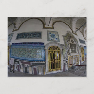 Postal Medio Oriente Turquía y ciudad de Estambul con los
