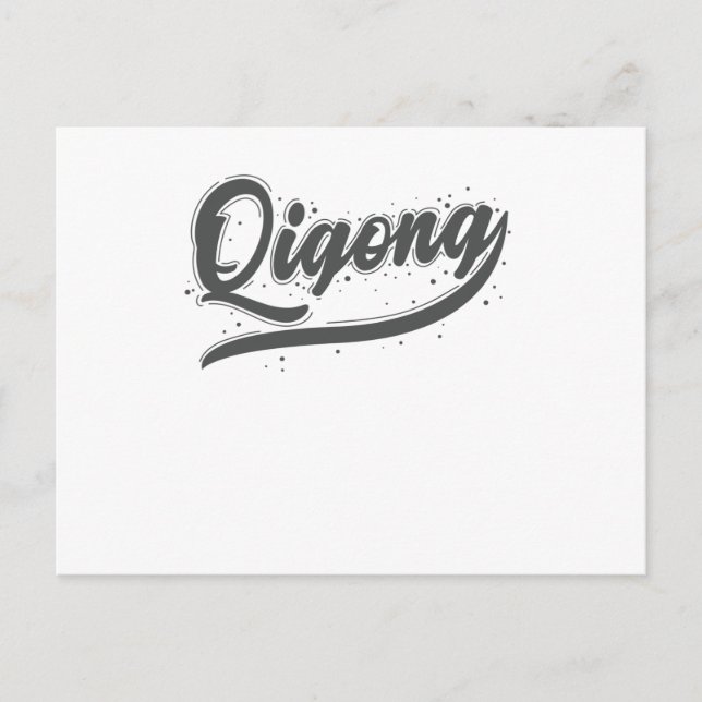 Postal Meditación Qigong aus China (Anverso)