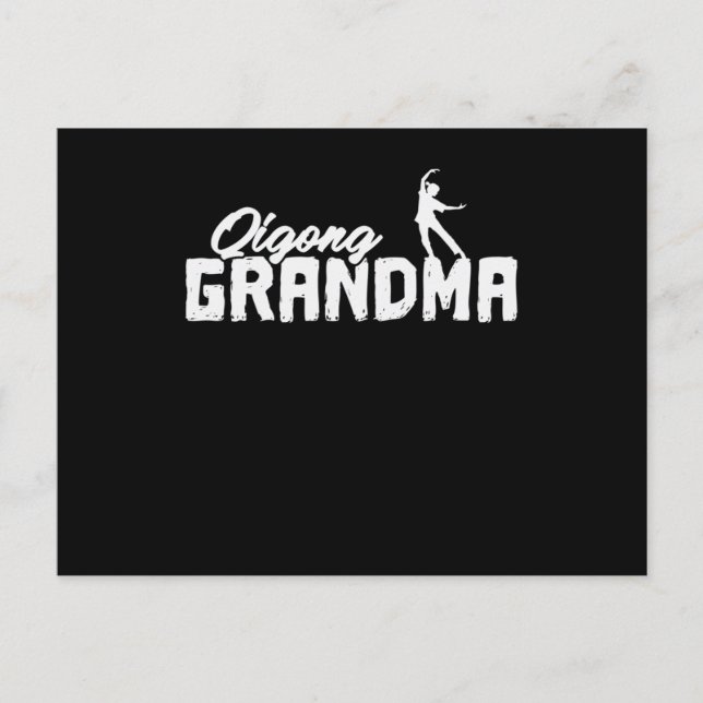 Postal Meditación Qigong Grandma Qi (Anverso)