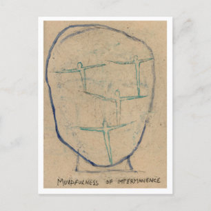 Postal Meditación sobre la impermanencia.