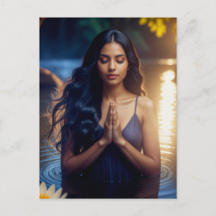 POSTAL MEDITACIÓN - YOGA - BIENESTAR - CARPE DIEM