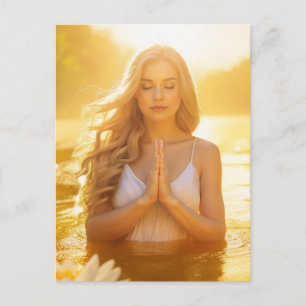 POSTAL MEDITACIÓN - YOGA - CARPE DIEM
