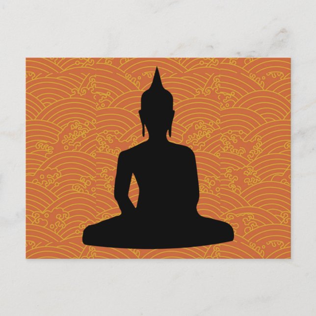 Postal Meditar al Buda (Anverso)