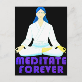 Postal Meditar para siempre