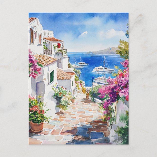 Postal Mediterranean Summer (Anverso)