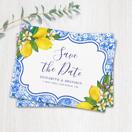 Postal Mediterranean Tiles  Italian Style Wedding 