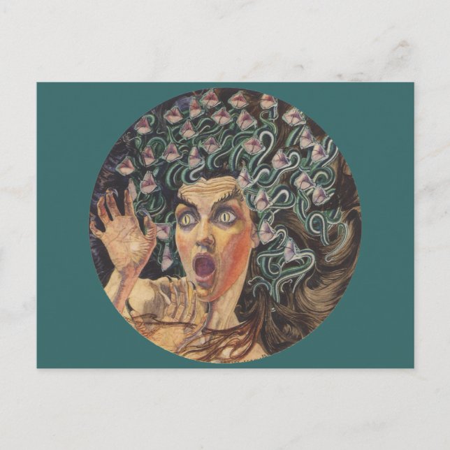 Postal Medusa 1895 (Anverso)