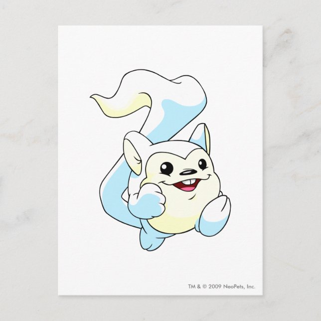 Postal Meerca White (Anverso)