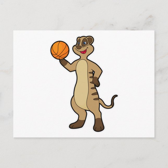 Postal Meerkat en Basketball Sports (Anverso)