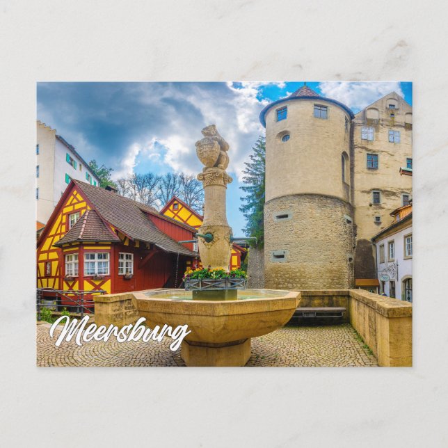 Postal Meersburg, Alemania (Anverso)
